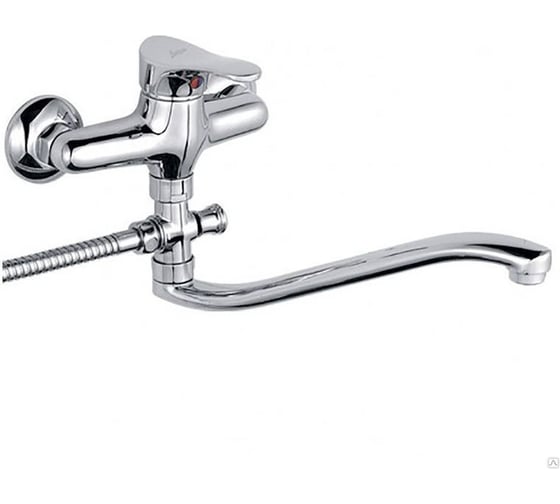 Изображение товара Смеситель для ванны LEDEME картридж диаметр 35 мм ,излив S-40, силумин L2114-В 806262