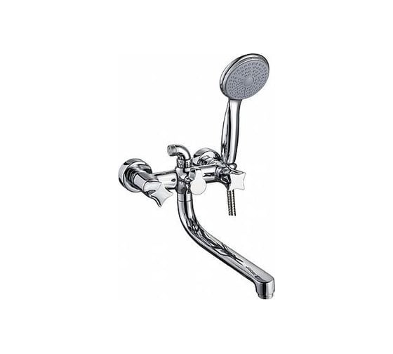 Изображение товара Смеситель для ванны LEDEME длинный излив, переключатель душа шаровый L2587 806356