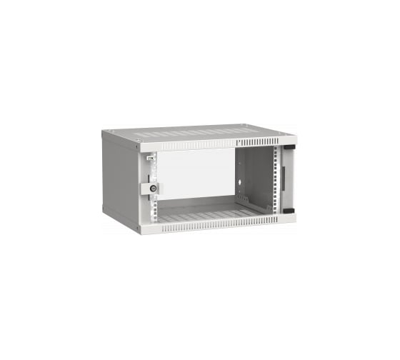 Изображение товара Шкаф ITK LINEA WE 9U 600х450мм стеклянная дверь, серый LWE3-09U64-GF