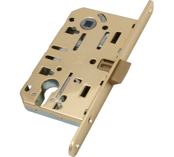 Изображение товара Замок AGB межк. под цилиндр MEDIANA EVOLUTION B01103.50.03.567 с отв. планкой B01000.13 латунь 25799