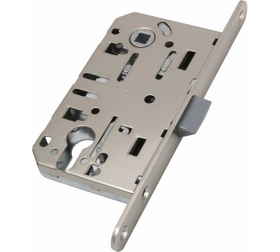 Изображение товара Замок AGB межк. под цил. MEDIANA EVOLUTION B01103.50.34.567 с отв. планкой B01000.13 мат хром 25807