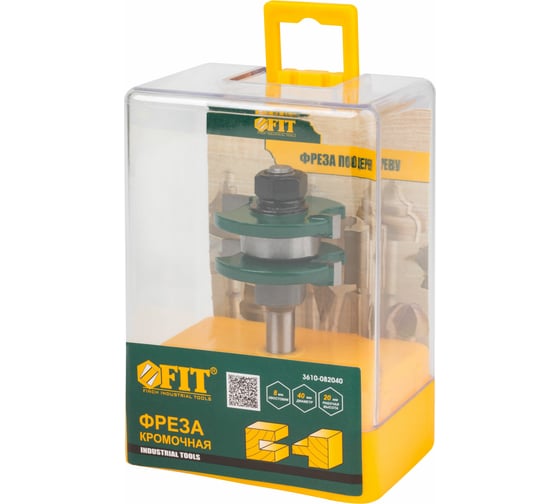 Изображение товара Фреза кромочная пазо-шиповая (40х20х75 мм) FIT 3610-082040