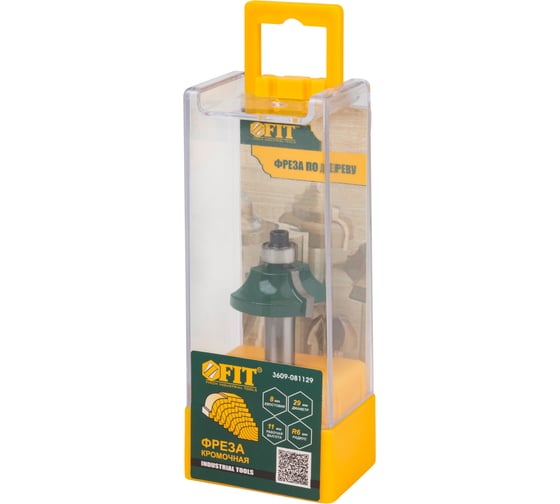 Изображение товара Фреза кромочная калевочная с подшипником (29х11х54 мм) FIT 3609-081129