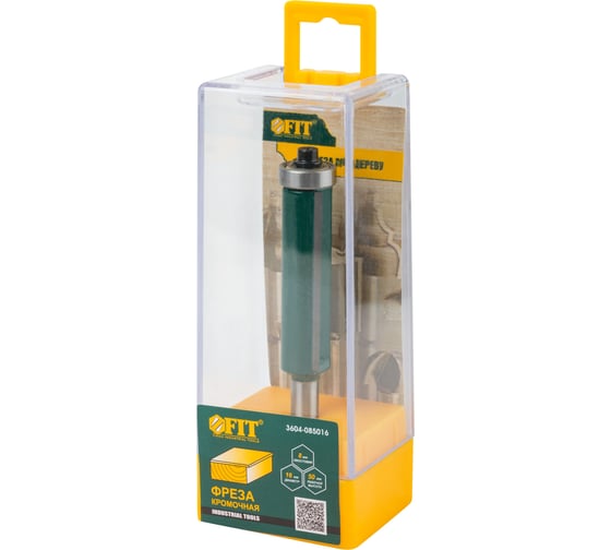 Изображение товара Фреза для выборки заподлицо с нижним подшипником (16х50х91.5 мм) FIT 3604-085016