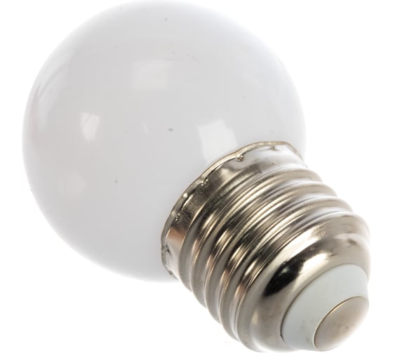 Изображение товара Декоративная светодиодная лампа Volpe LED-G45-1W/6000K/E27/FR/С UL-00005806