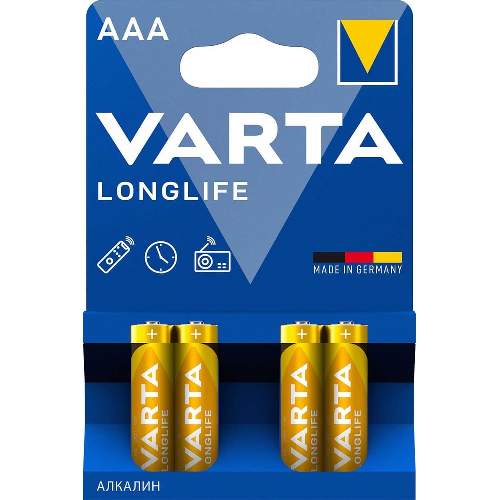 Батарейки Varta duracell ultra батарейки щелочные размера aaa 2 шт в упаковке