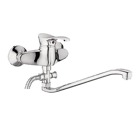 Изображение товара Смеситель для ванны LEDEME картридж диаметр 40 мм, длинный излив L40S L2101 89572