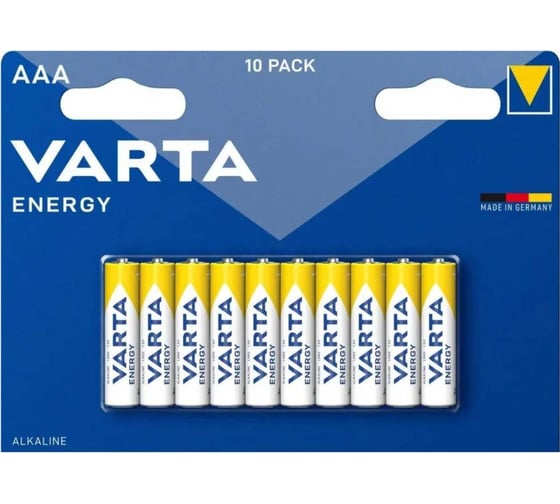 Изображение товара Батарейки Varta ENERGY AAА 4103229491 4008496847310 4008496674367