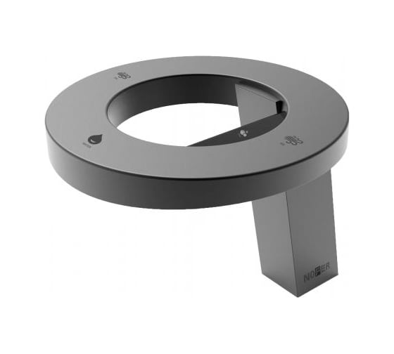 Изображение товара Сушилка для рук Nofer Concept со смесителем и дозатором для жидкого мыла 1200 W черная 01901.N