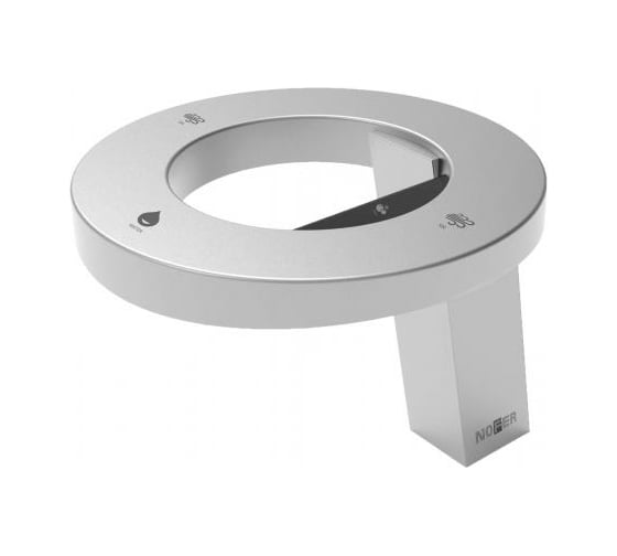 Изображение товара Сушилка для рук Nofer Concept со смесителем и дозатором для жидкого мыла 1200 W матовая 01901.S