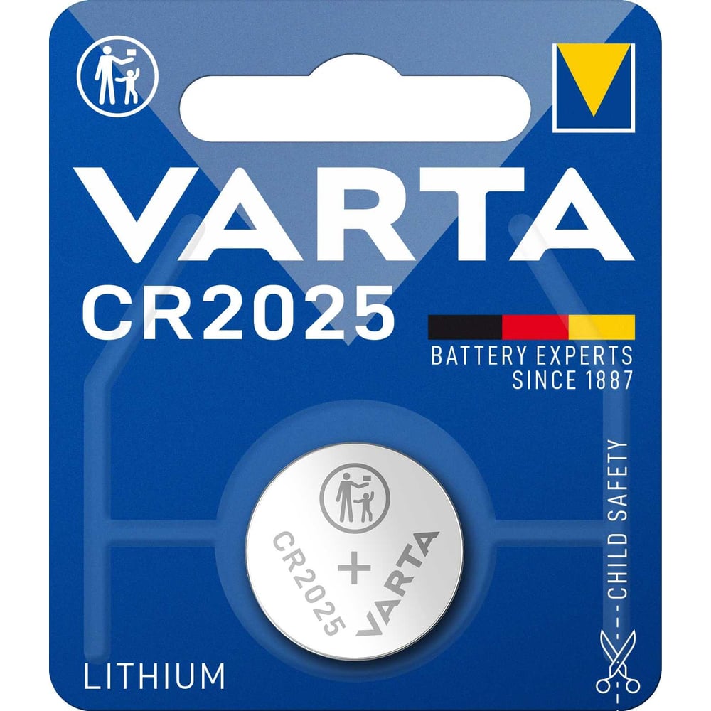 Батарейка Varta батарейка cr2025 gp lithium cr2025 2cru1 10 600 1 штука