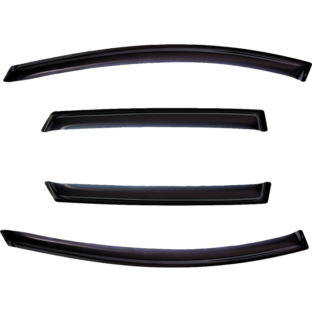 Изображение товара Дефлекторы окон SIM для Nissan Murano 2015-н.в., комплект 4 шт темные NLD.SNIMUR1532