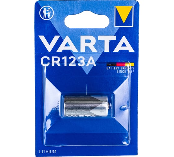 Изображение товара Элемент питания Varta PROFESSIONAL CR123A 06205301401 4008496537280