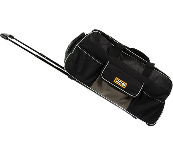 Изображение товара Сумка JCB дорожная для инструмента 26" с плечевым ремнем и выдвижной ручкой, водостойкая (емкость 90л) JCB-18VKB(57222)