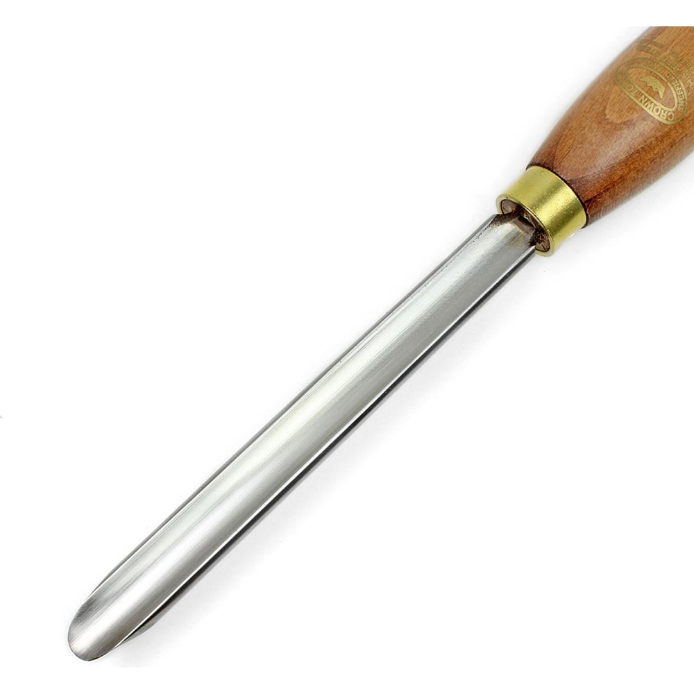 Изображение товара Токарный резец GROWN TOOLS 13 мм, рукоять 317 мм, материал HSS, полукруглый