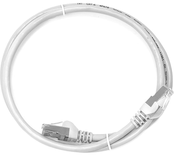 Изображение товара Патч-корд TWT RJ45-RJ45, 4 пары, FTP, категория 6, 1 м, серый, 45-45-1.0/S6-GY
