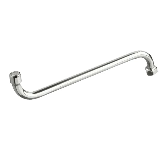 Изображение товара Излив для смесителя Melodia della vita круглый S-образный с аэратором русский стандарт 30 см 33967