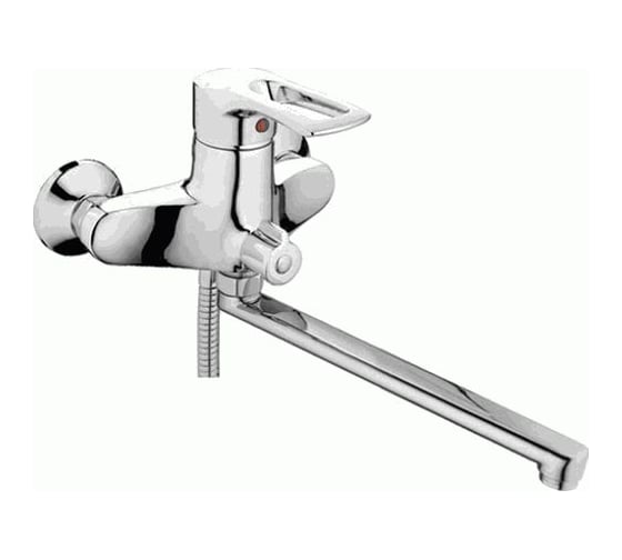 Изображение товара Смеситель Ledeme для ванны Картридж д.40мм длинный излив, силумин 89239 L2202B-25