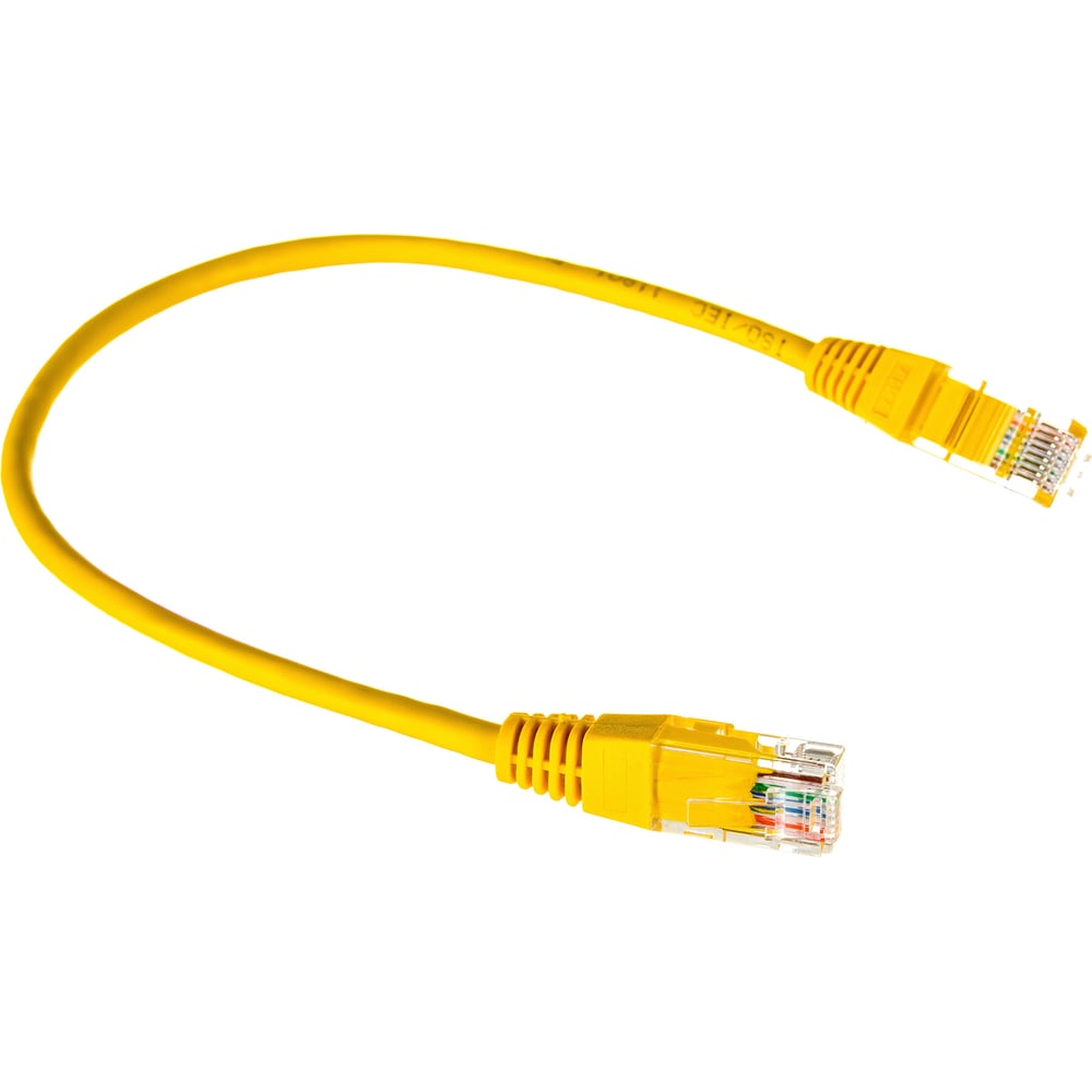 Патч-корды RJ45-RJ45  Все инструменты Патч-корд TWT 45-45-0.3-YL