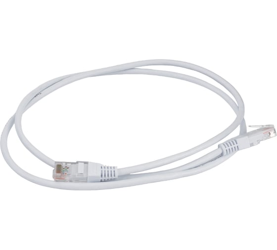 Изображение товара Патч-корд TWT RJ45-RJ45, 4 пары, UTP, категория 5е, 1 м, белый, 45-45-1.0-WH