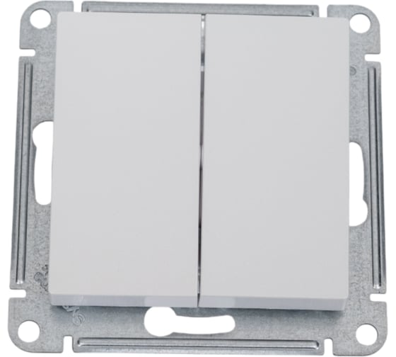 Изображение товара Механизм 2-клавишного перекрестного переключателя Systeme Electric Atlasdesign жемчуг 2 x сх. 7, 10ах ATN000473