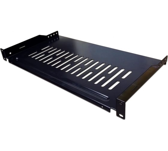 Изображение товара Консольная полка TWT с возможностью установки заднего фиксатора, глубина 250мм CB-SFBF250-1U/18