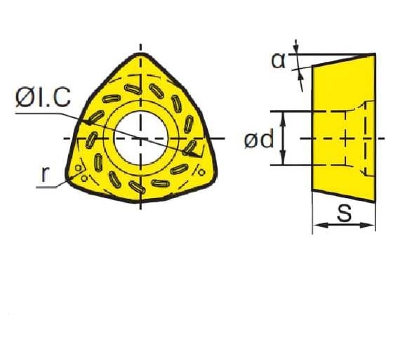 Изображение товара Пластина WPGT080615zsr-pm YBG205, 10 шт ZCC-CT 00001218097