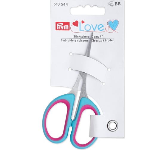 Изображение товара Ножницы PRYM PL с микрозаточкой для вышивки 610544 1 шт 100 мм 729786