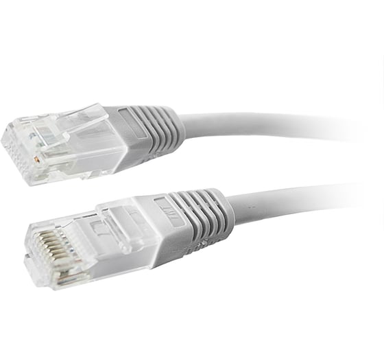 Изображение товара Патч-корд TWT RJ45-RJ45, 4 пары, UTP, категория 6, 2 м, серый, 45-45-2.0/6-GY