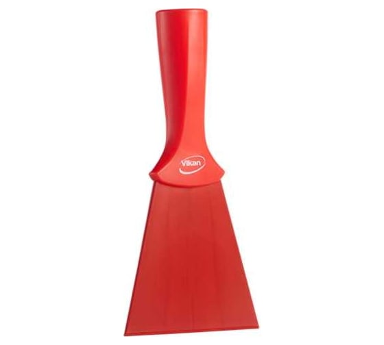 Изображение товара Нейлоновый скребок Vikan с винтовой ручкой, 100 мм, красный цвет 40124