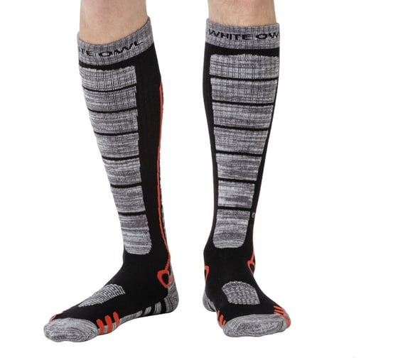 Изображение товара Термоноски White Owl A1-90669, размер 39-42, черный с серым W112836