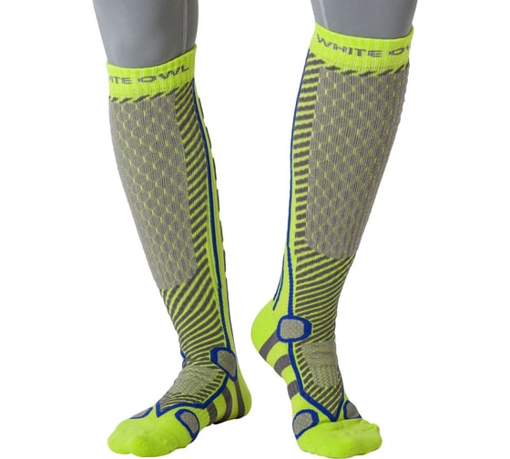 Изображение товара Термоноски White Owl A1-90671, размер 39-42, серый с желтым W112839