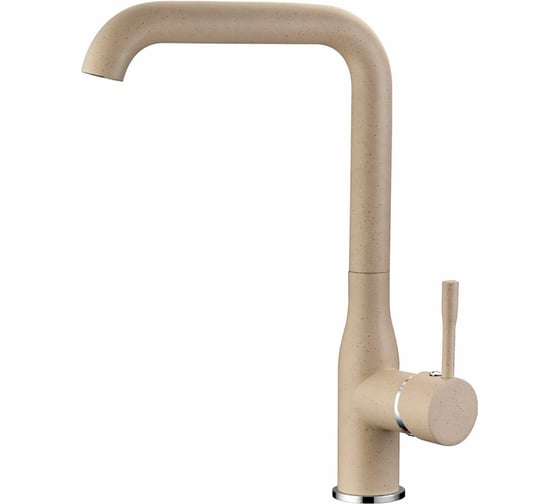 Изображение товара Смеситель для кухни LEDEME картридж диаметр 40 мм, высокий, бежевый матовый L4698M 89287