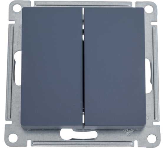 Изображение товара Механизм 2-клавишного выключателя с самовозвратом Systeme Electric Atlasdesign грифель сх.2, 10а ATN000717