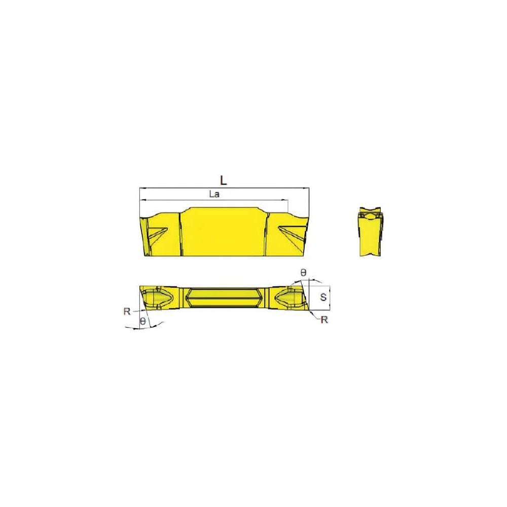 Изображение товара Пластина ZPFD0302-mg-15r YB9320 для обработки металлов, 10 шт