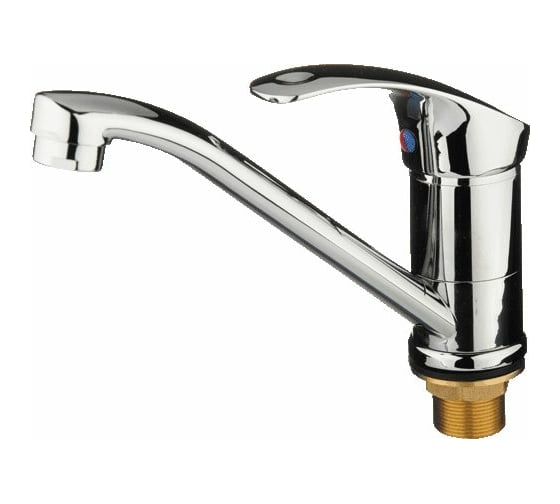 Изображение товара Смеситель для кухни LEDEME картридж диаметр 35 мм, излив L-15 см с гайкой L4536-2 65774