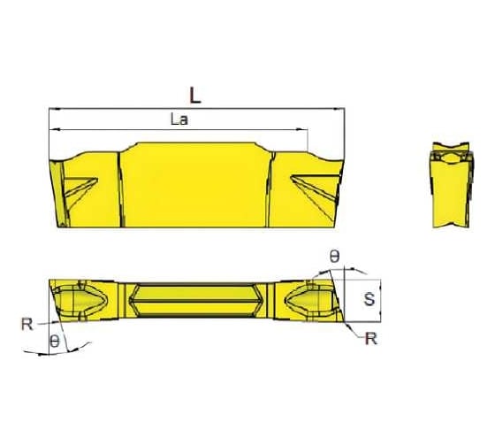 Изображение товара Пластина ZPED02502-mg-15r YBG302, 10 шт ZCC-CT 00001218344