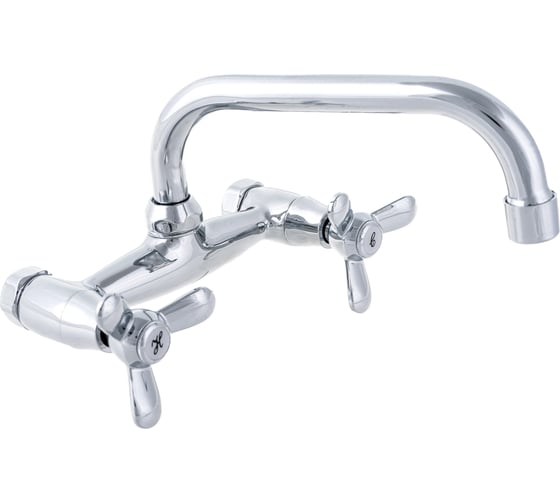 Изображение товара Настенный смеситель для кухни LEDEME крест, керамика L4712 806093