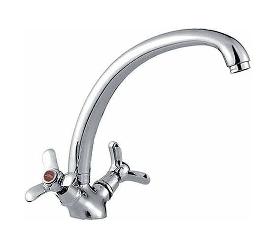 Изображение товара Смеситель для кухни LEDEME крест керамика L4212 806905