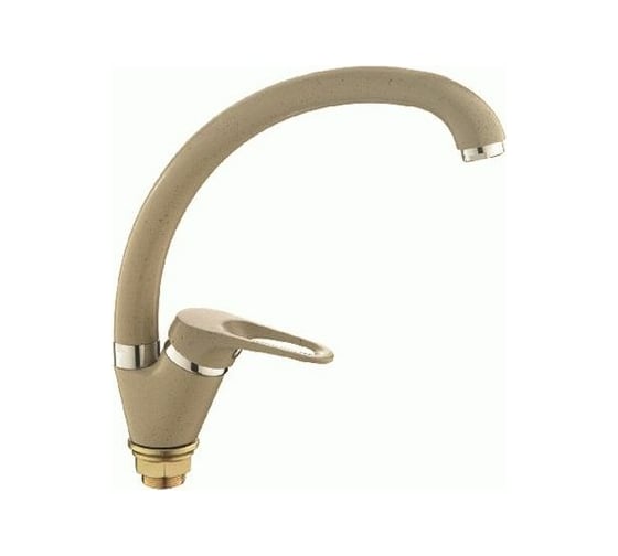 Изображение товара Смеситель для кухни LEDEME картридж диаметр 40 мм с гайкой, бежевый-матовый L5913K 89269