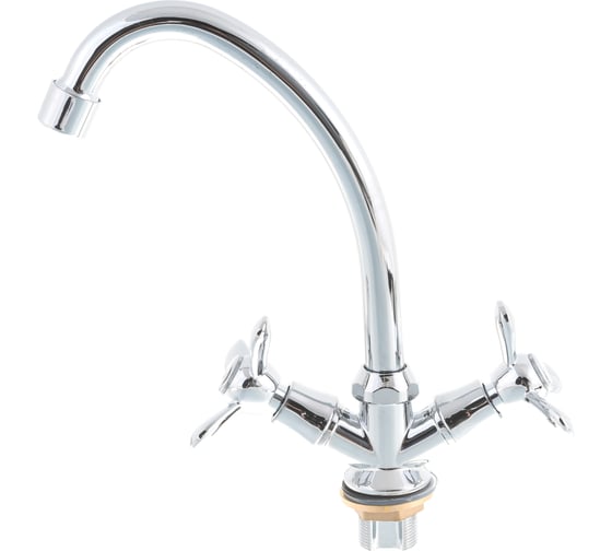 Изображение товара Смеситель для кухни LEDEME крест гайка керамика цинк L4912 806880