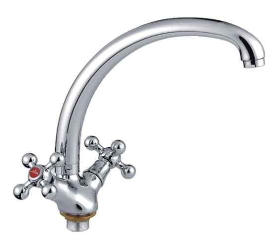 Изображение товара Смеситель для кухни LEDEME литой излив, крест, керамика L4219-2 65706