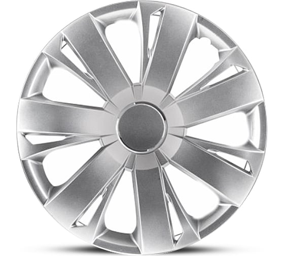 Изображение товара Колпаки на колёса AUTOPROFI комплект из 4 шт, размер 15, 370мм WC-2015 SILVER 15