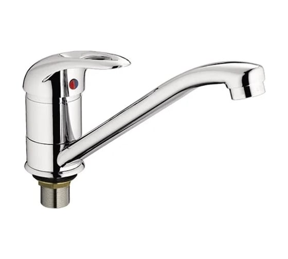 Изображение товара Смеситель для кухни LEDEME картридж диаметр 40 мм, силумин, с гайкой L4902-B 89260