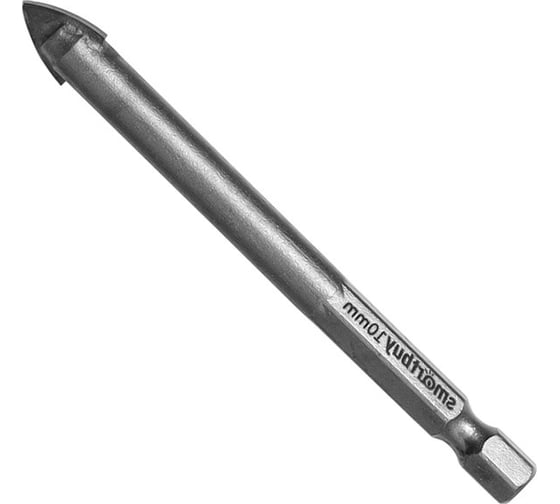 Изображение товара Сверло 10 мм, по кафелю, плитке, керамограниту, твердосплавный наконечник Smartbuy SBT-DC-10