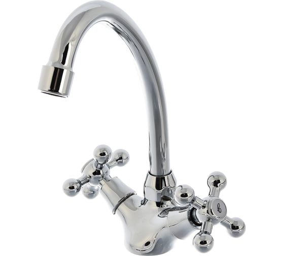 Изображение товара Смеситель для кухни LEDEME крест керамика L4119 65786