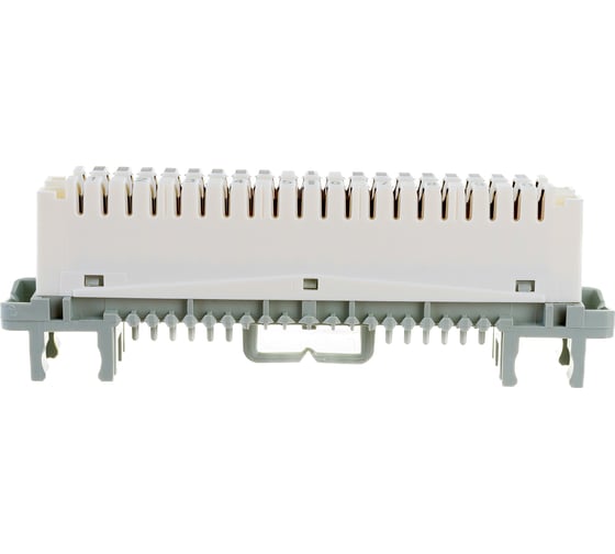 Изображение товара Размыкаемый плинт TWT LSA-PLUS-PROFIL маркировка от 1 до 0 Eco под хомут и профиль LSA10P-DIS-10