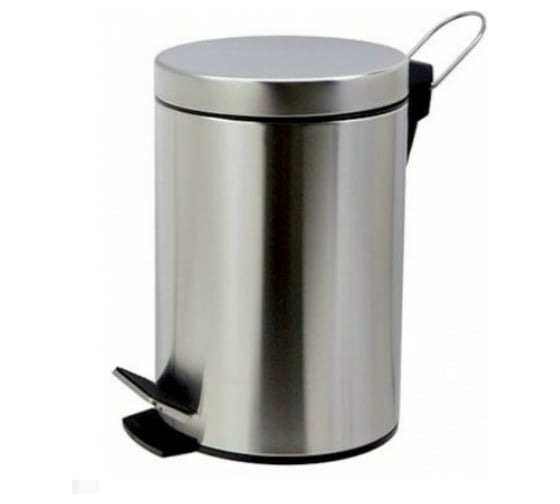 Изображение товара Урна G-teq 210х250х310 с педалью, 7л, нерж.сталь, матовая 55.05