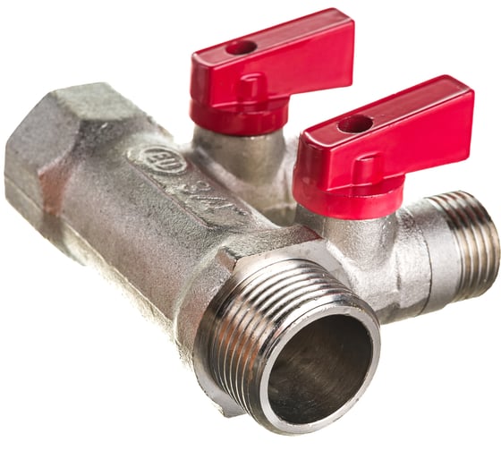 Изображение товара Коллектор с отсекающими шаровыми кранами EUROS 2 выхода 3/4" x 1/2" EU.ST3042125 2x34x12