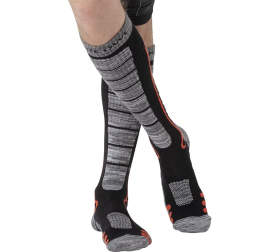 Изображение товара Термобелье-носки White Owl A1-90669, размер 35-38, черный с серым W112835